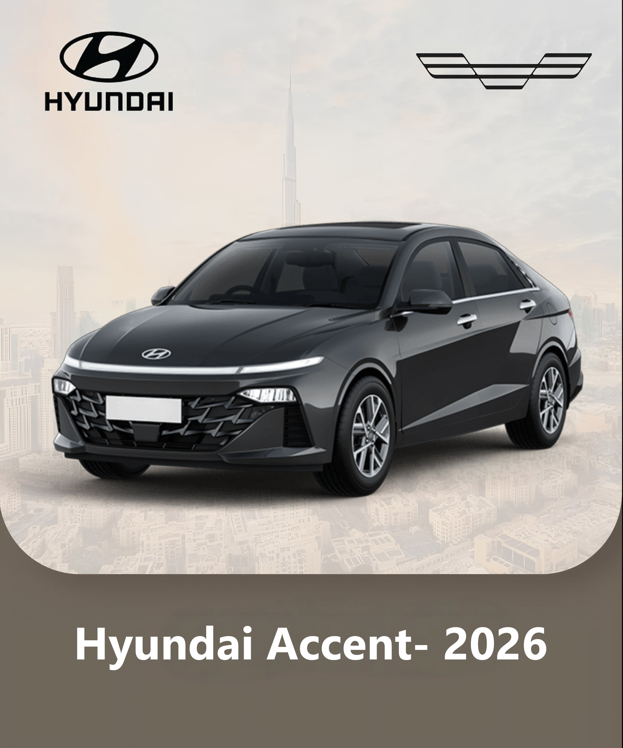 Hyundai Accent 0 km GCC 0 AED CASH READY TO GO Image